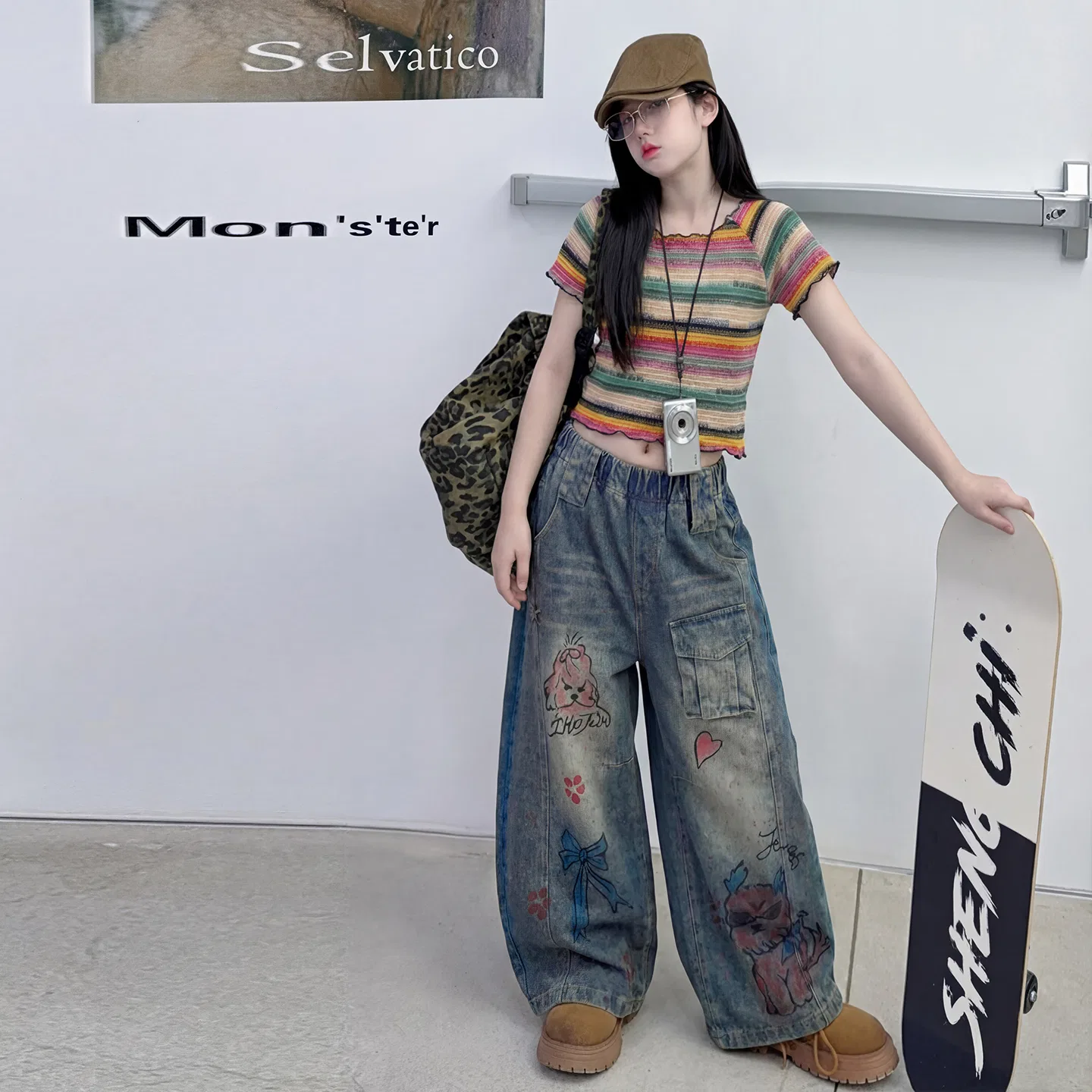 Детский спортивный комплект из топа и брюк Sweet Cool Style MADALLO — фото 3