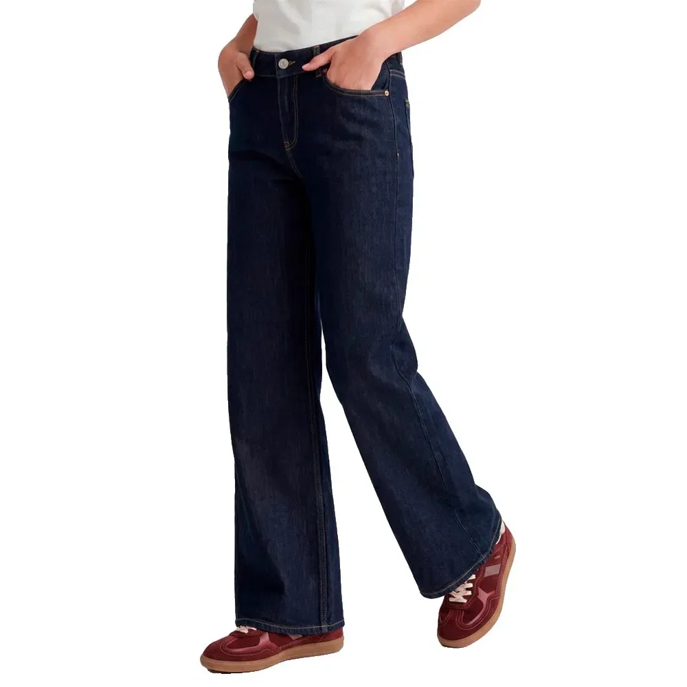 Детские джинсы клеш с высокой посадкой Rome C248 Flare Fit JJXX Jack & jones, Blue