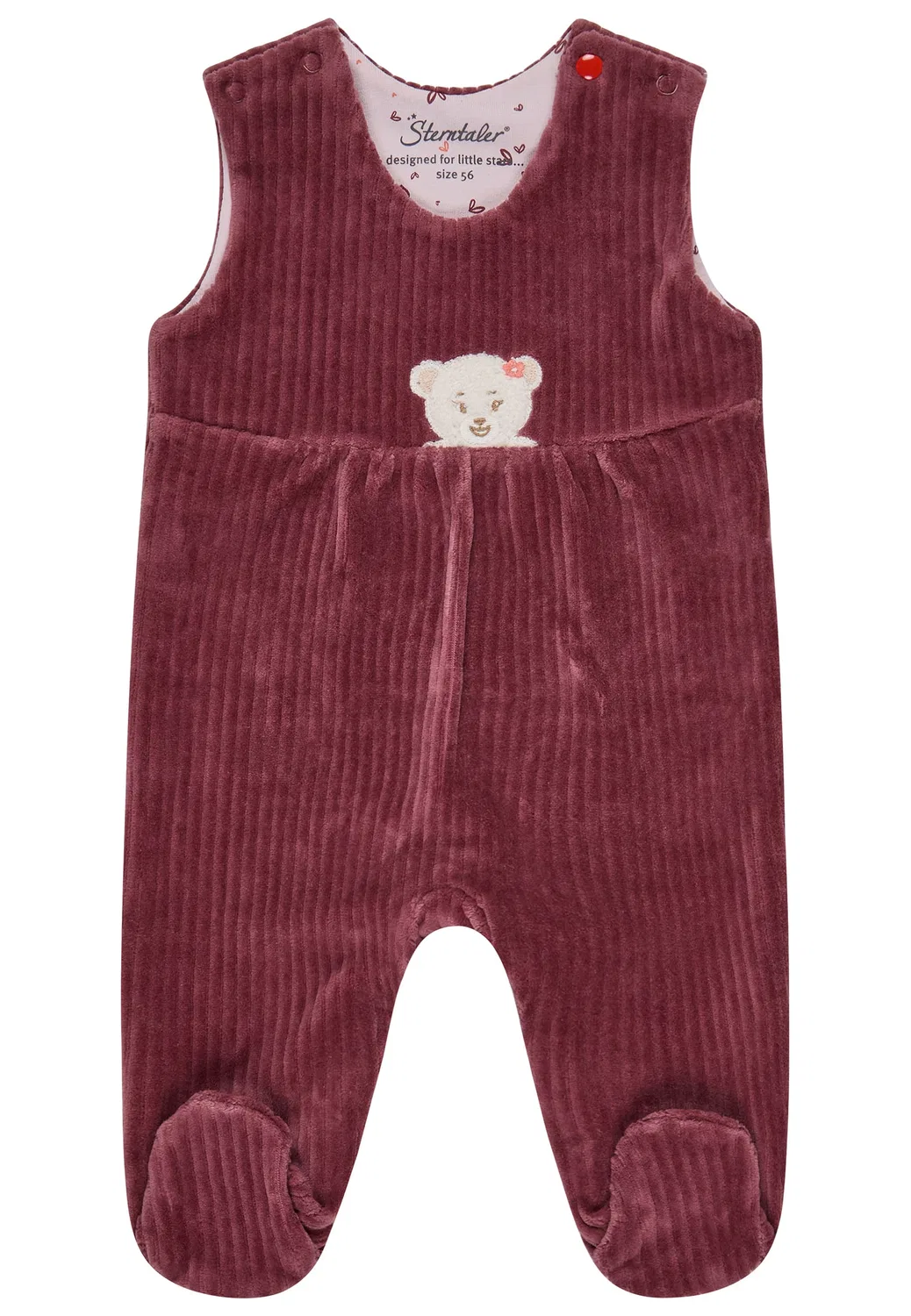 Комбинезон-слип с медвежонком Sterntaler, розовый — фото 3