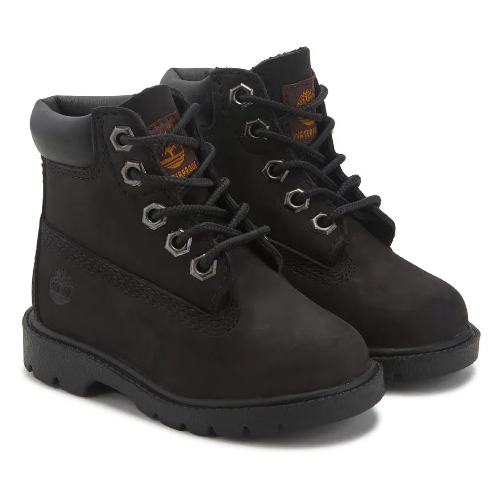 Классические детские ботинки высотой Timberland, Black