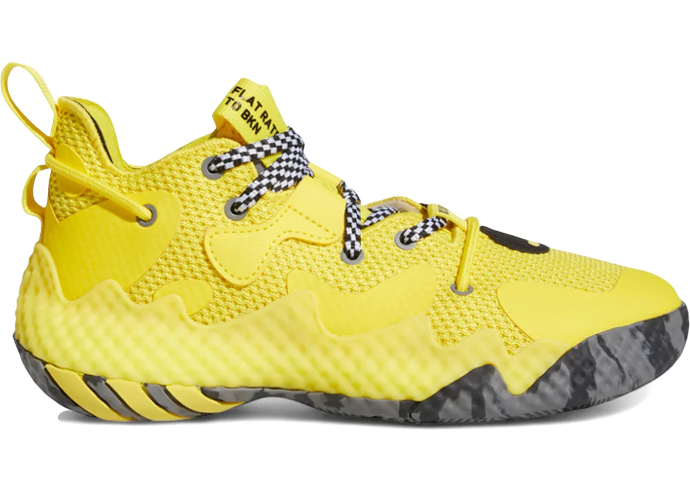 Детские кроссовки для баскетбола Adidas Harden Vol. 6, Impact Yellow Impact Yellow Core Black