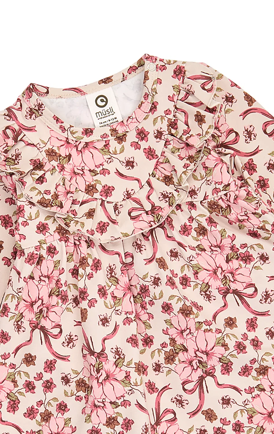Baby- und kleinkindzubehör 1552092600 xt - топ с длинными рукавами Müsli, Oak-Blush-Baroque Rose — фото 3