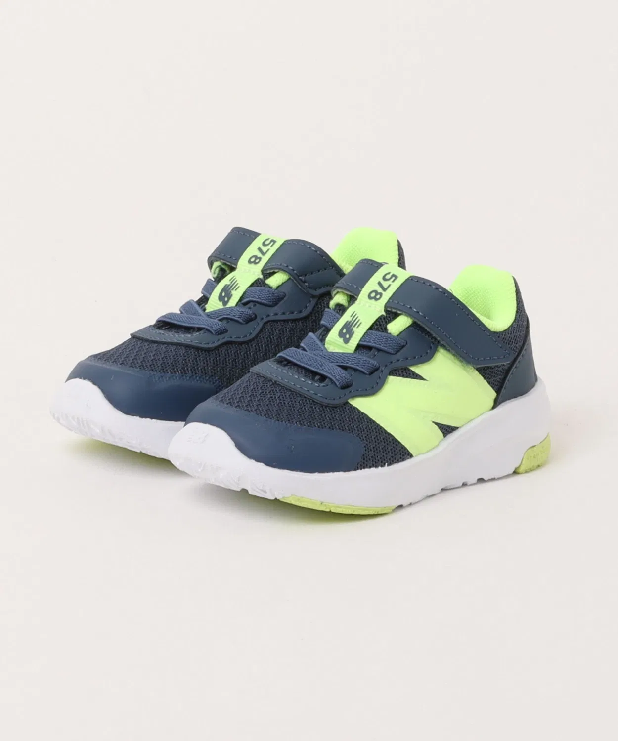 Детские кроссовки с ремешком I5785VI New Balance, Navy/Green