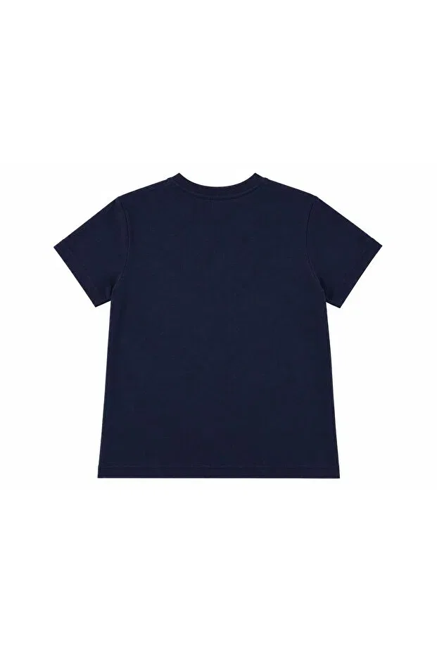 Детская футболка для мальчиков с коротким рукавом Basic t-shirt Ardenim, Navy Blue — фото 2