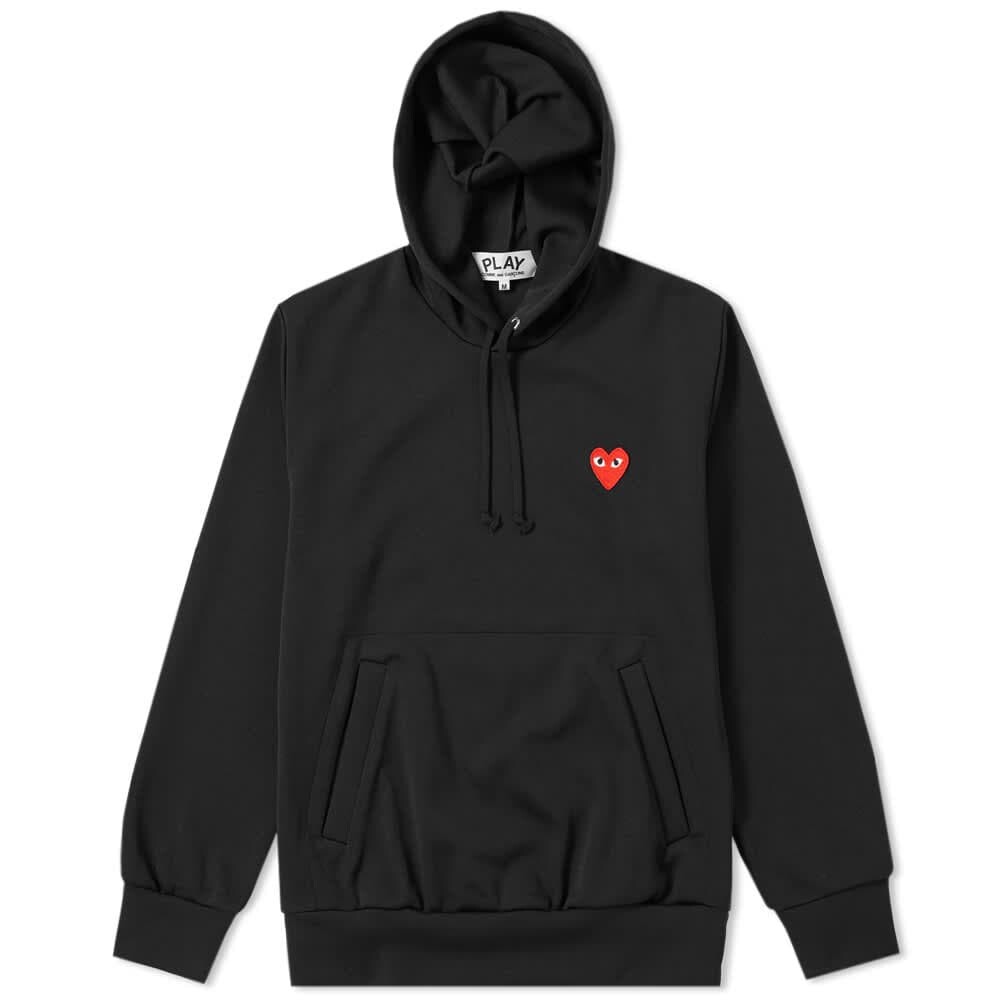 

Толстовка Comme des Garcons Play Pullover Hoody, Черный, Толстовка Comme des Garcons Play Pullover Hoody