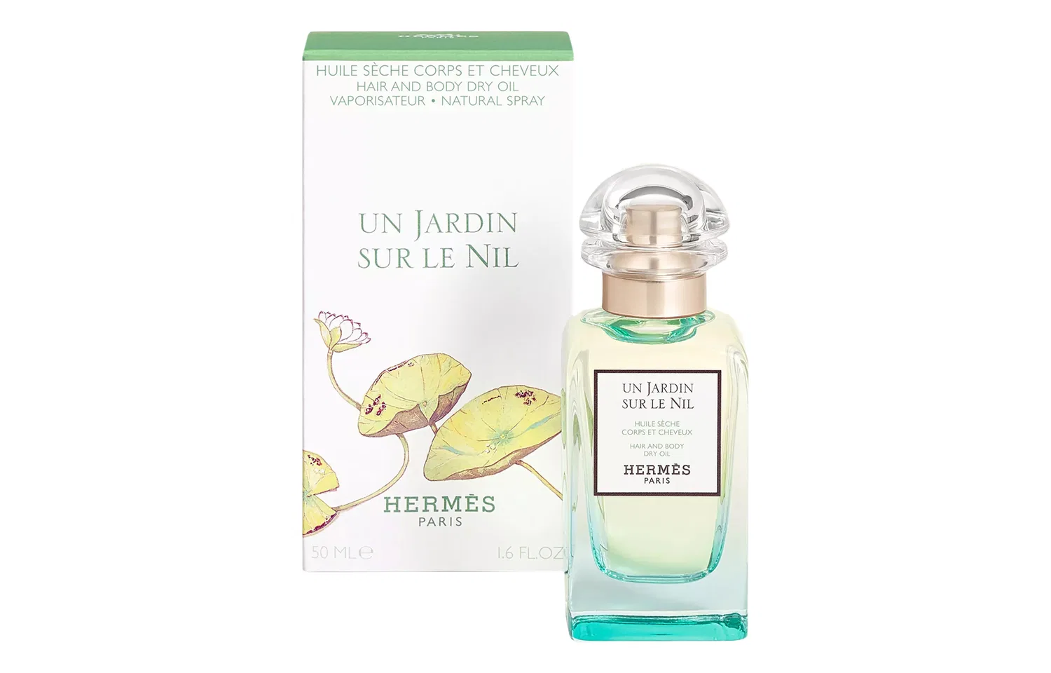Масло для волос Nile River Garden, HERMES, 50 мл, Черный