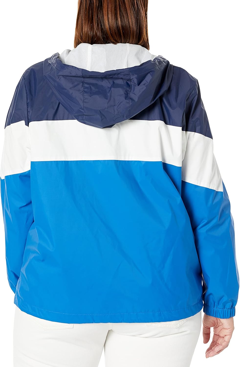 Женская нейлоновая ветровка Levi's с цветными блоками, Blue Combo — фото 2