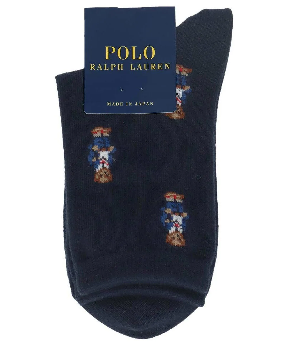 Детские носки POLO с принтом мини-медведя Polo Ralph Lauren, 68. Navy — фото 2