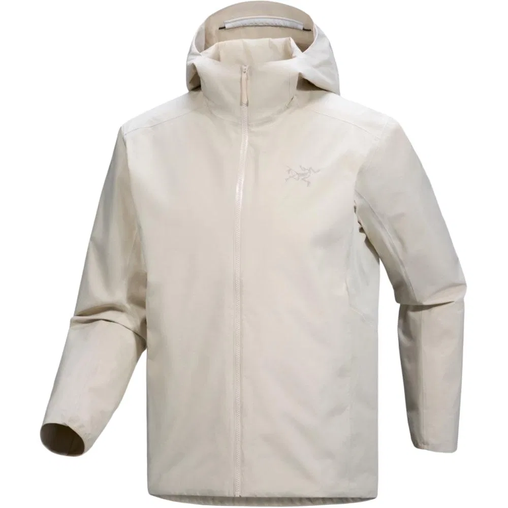 Мужская софтшелл-куртка с капюшоном Arcteryx Solano, Drifting Wood White/Sea Salt