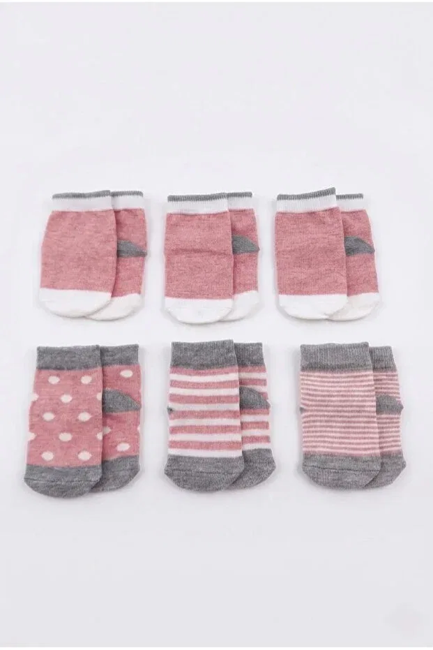 Детские носки для девочек хлопковые с принтом Cocole Socks, Multicolor — фото 4