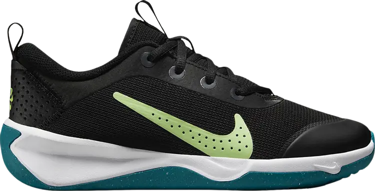 

Кроссовки Nike Omni Multi-Court GS 'Black Bright Spruce', черный