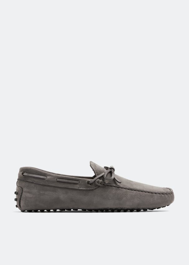 

Лоферы TOD'S Gommino driving shoes, серый