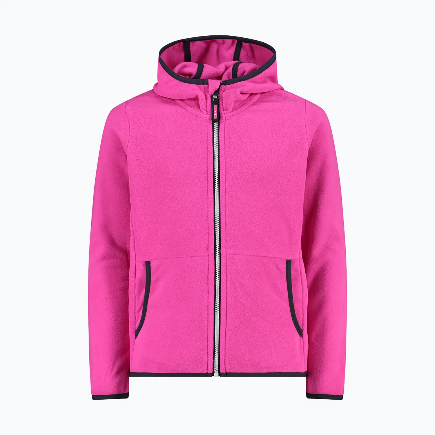 Детская флисовая куртка с капюшоном Kid G Fix Hood Jacket Cmp, Rosa / Magentapink — фото 4