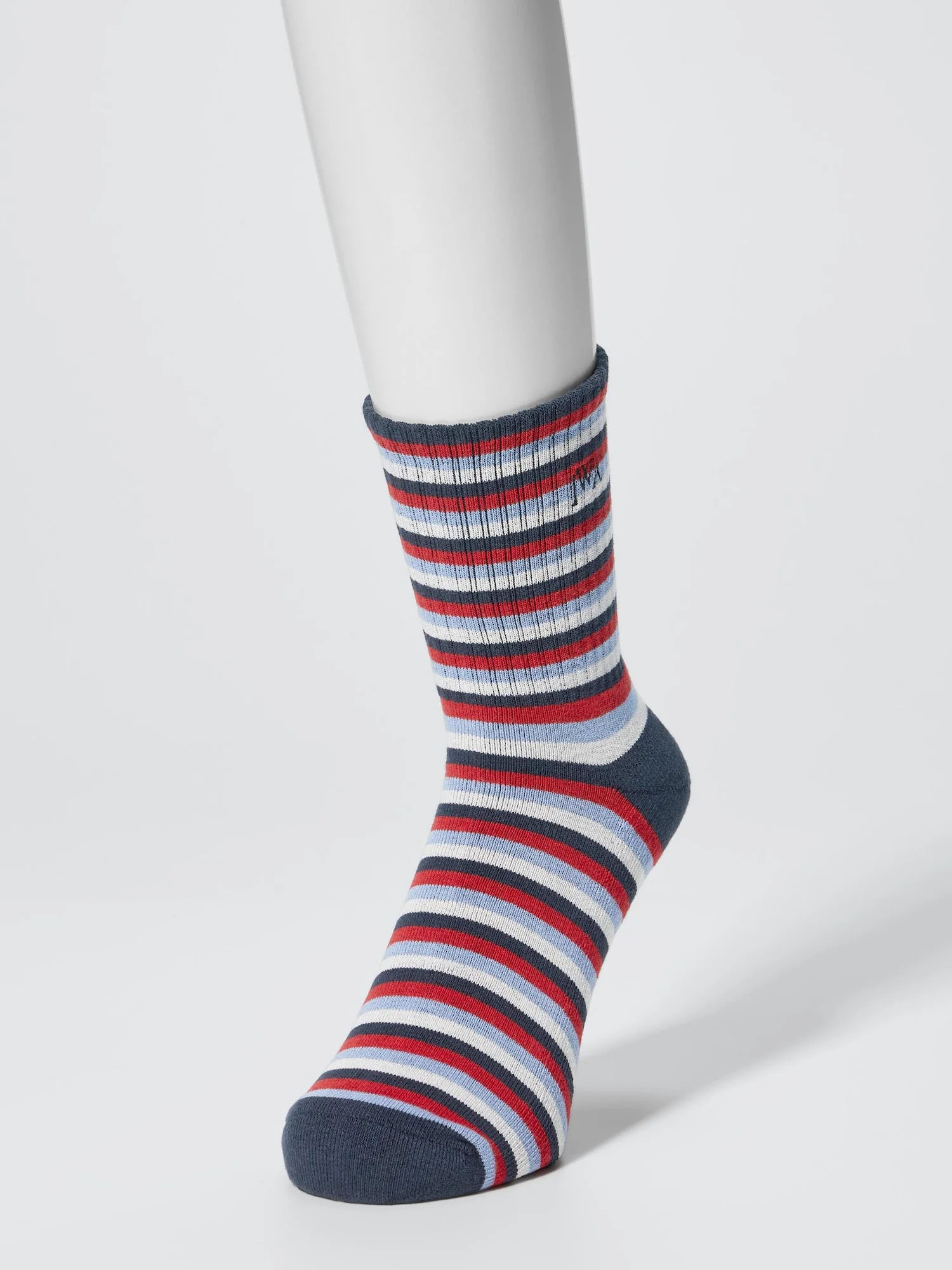Носки Uniqlo x JW Anderson Heattech Muiti Striped, 69 темно-синий — фото 2