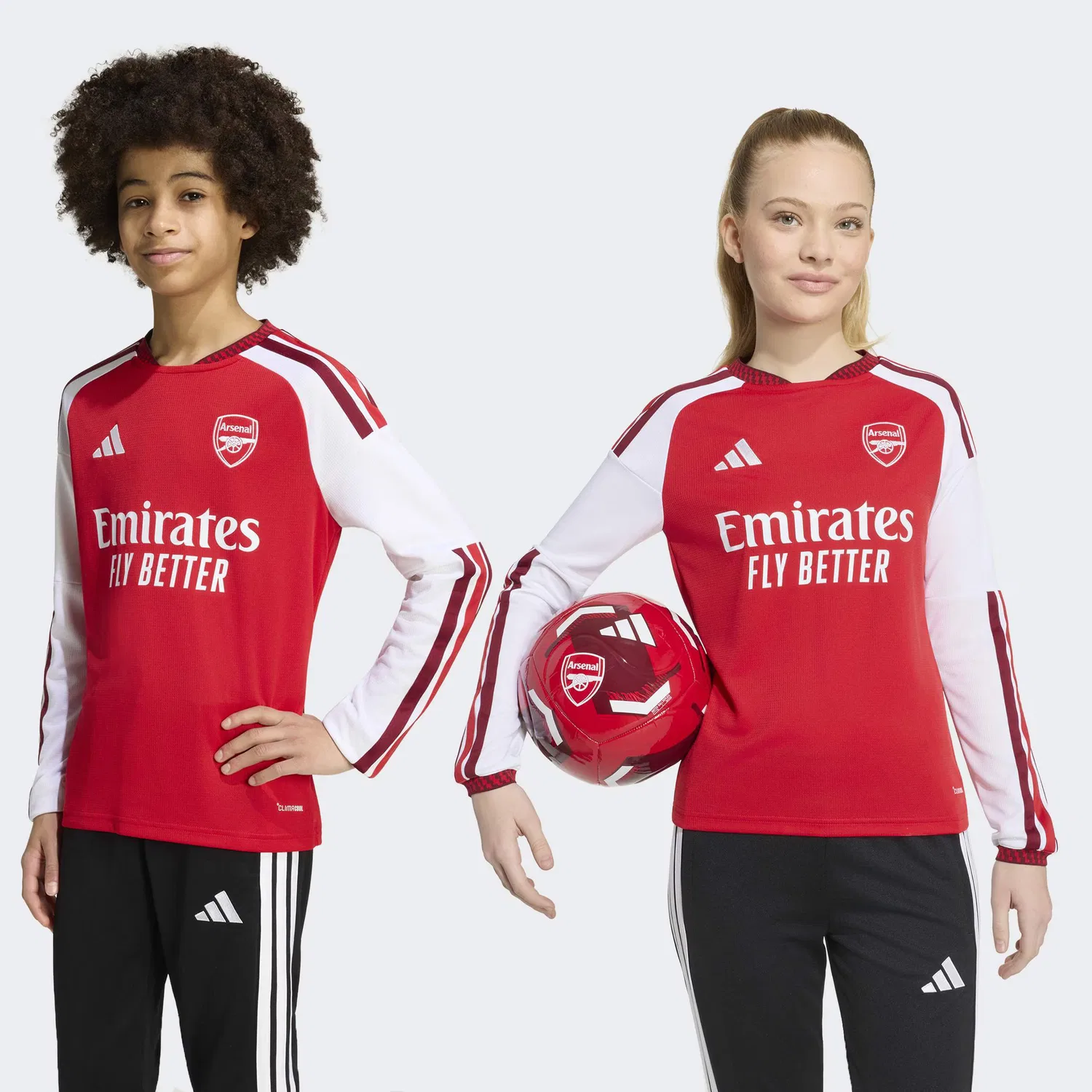 Футболка Adidas Performance Shirt FC Arsenal 26/27 красного, бордового цвета — фото 3
