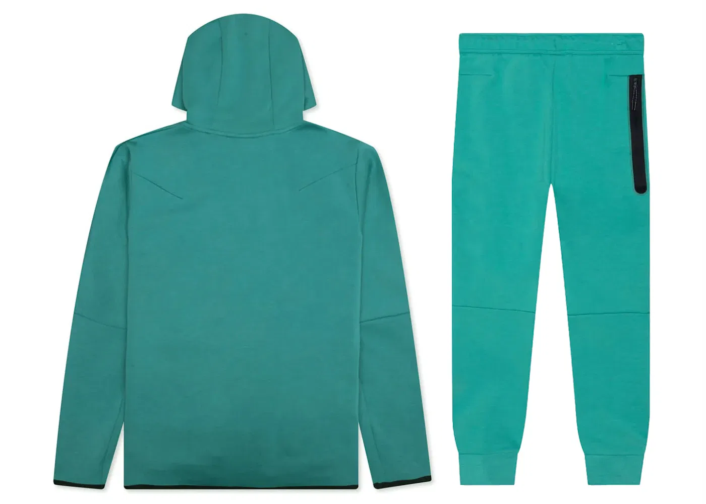 Мужской комплект из худи и джоггеров Nike Sportswear Tech Fleece, Mineral Teal/Black — фото 2