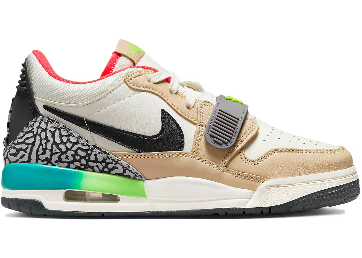 Детские кроссовки Lifestyle Jordan Legacy 312 Low Gradient (GS) Jordan, White/Beige/Multi