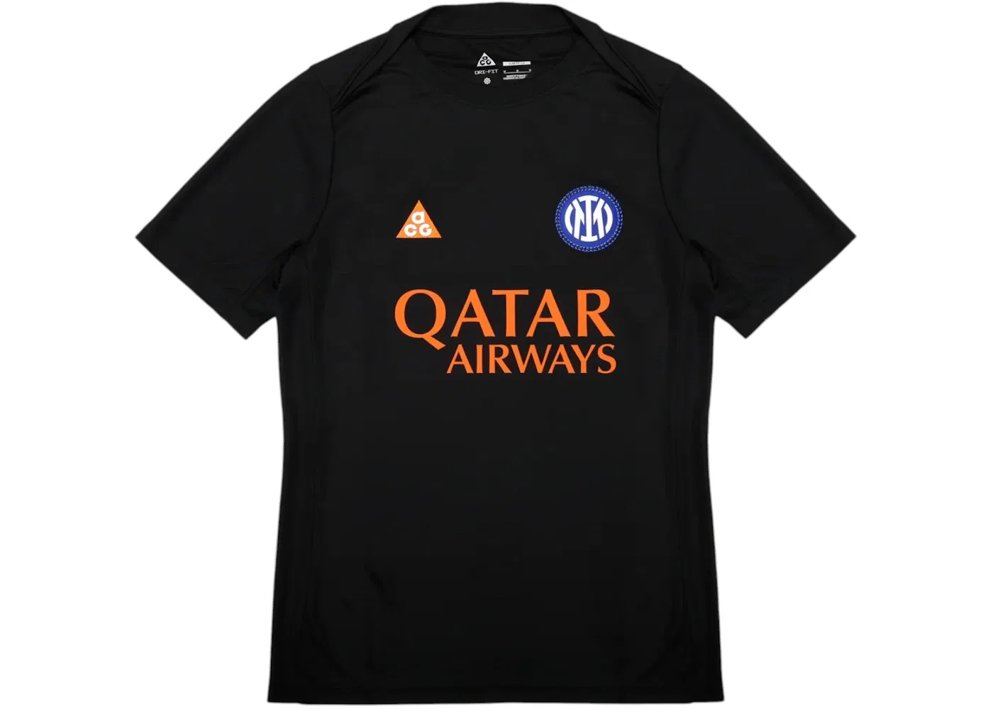 Мужская футболка с длинным рукавом Nike Tee, Black/Safety Orange