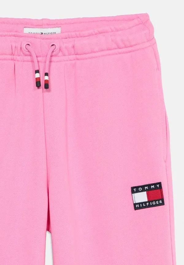 Брюки хлопковые Heritage flag unisex Tommy Hilfiger, Pink Daisy, розовый — фото 3