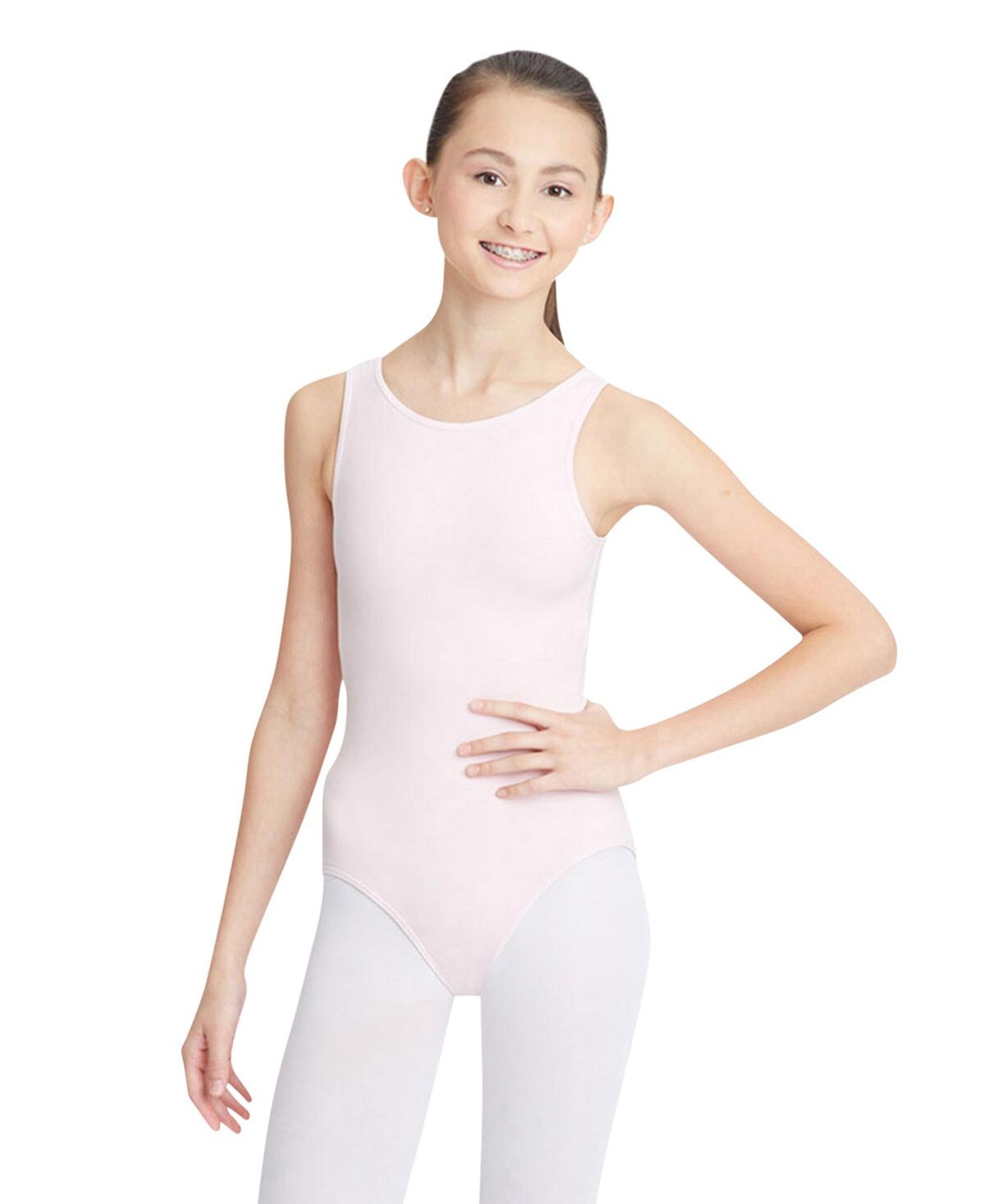 

Купальник с высоким воротником Capezio, розовый