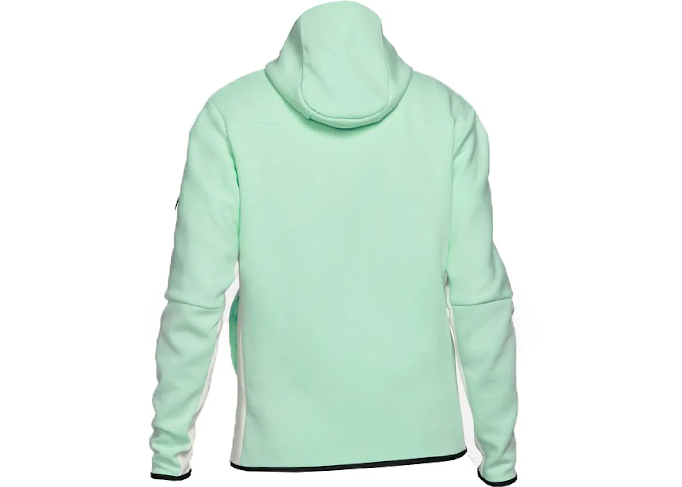 Мужская куртка из футера с капюшоном Nike Sportswear Tech Fleece, Mint Foam/Sail/Sail — фото 2