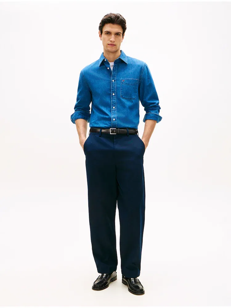 Чинос брюки Heritage Chino TOMMY HILFIGER, Navy