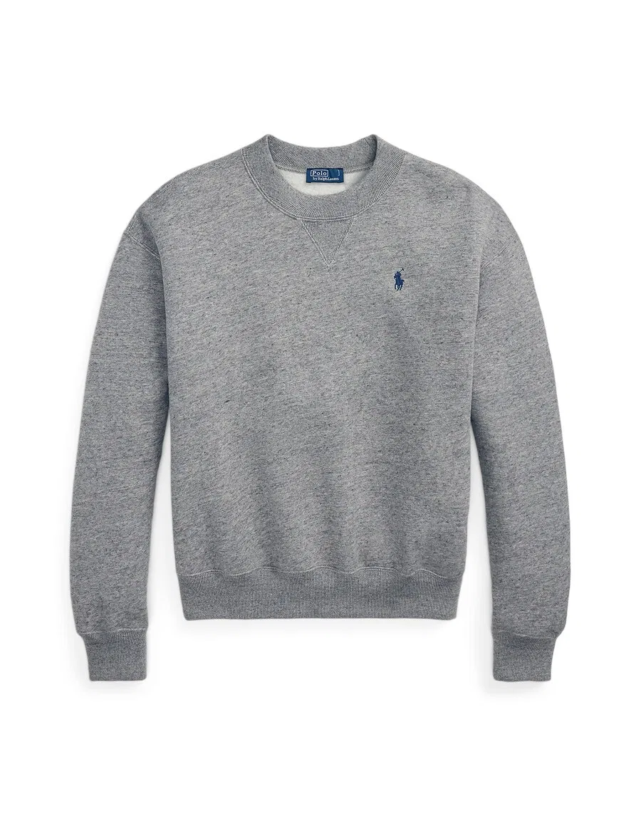 Свитшот Polo Ralph Lauren серого цвета