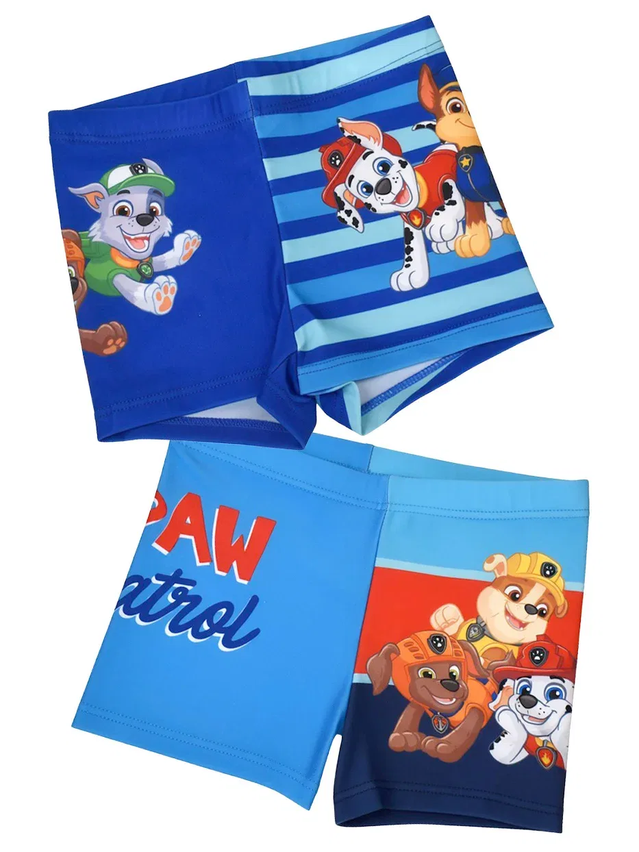 Плавки для купания с принтом комплект из 2 штук Paw Patrol, синий