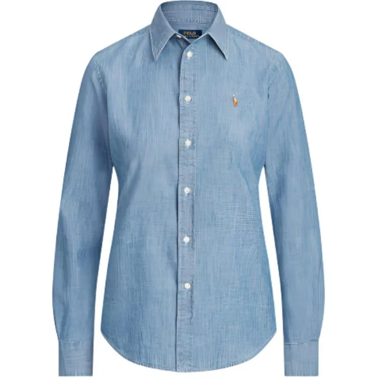 Рубашка женская, классическая, Polo Ralph Lauren, Blue