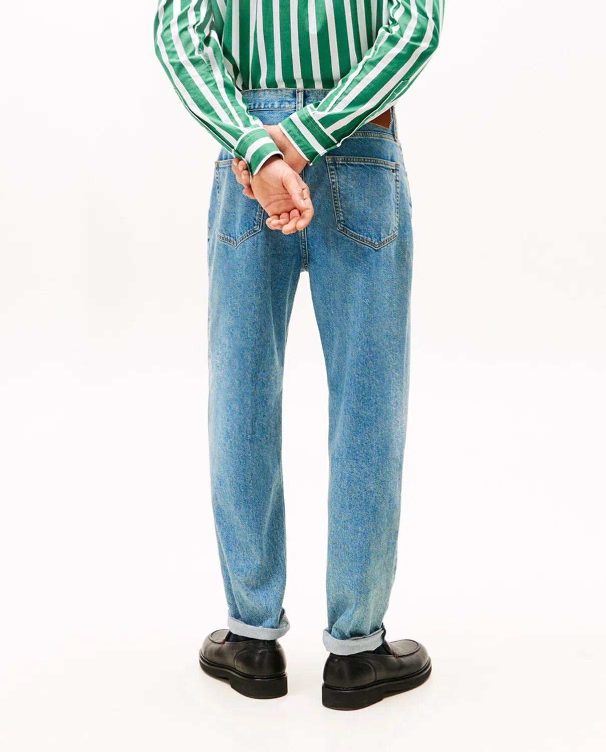Мужские джинсы зауженные Harlem Tommy Hilfiger, Azul Claro — фото 3