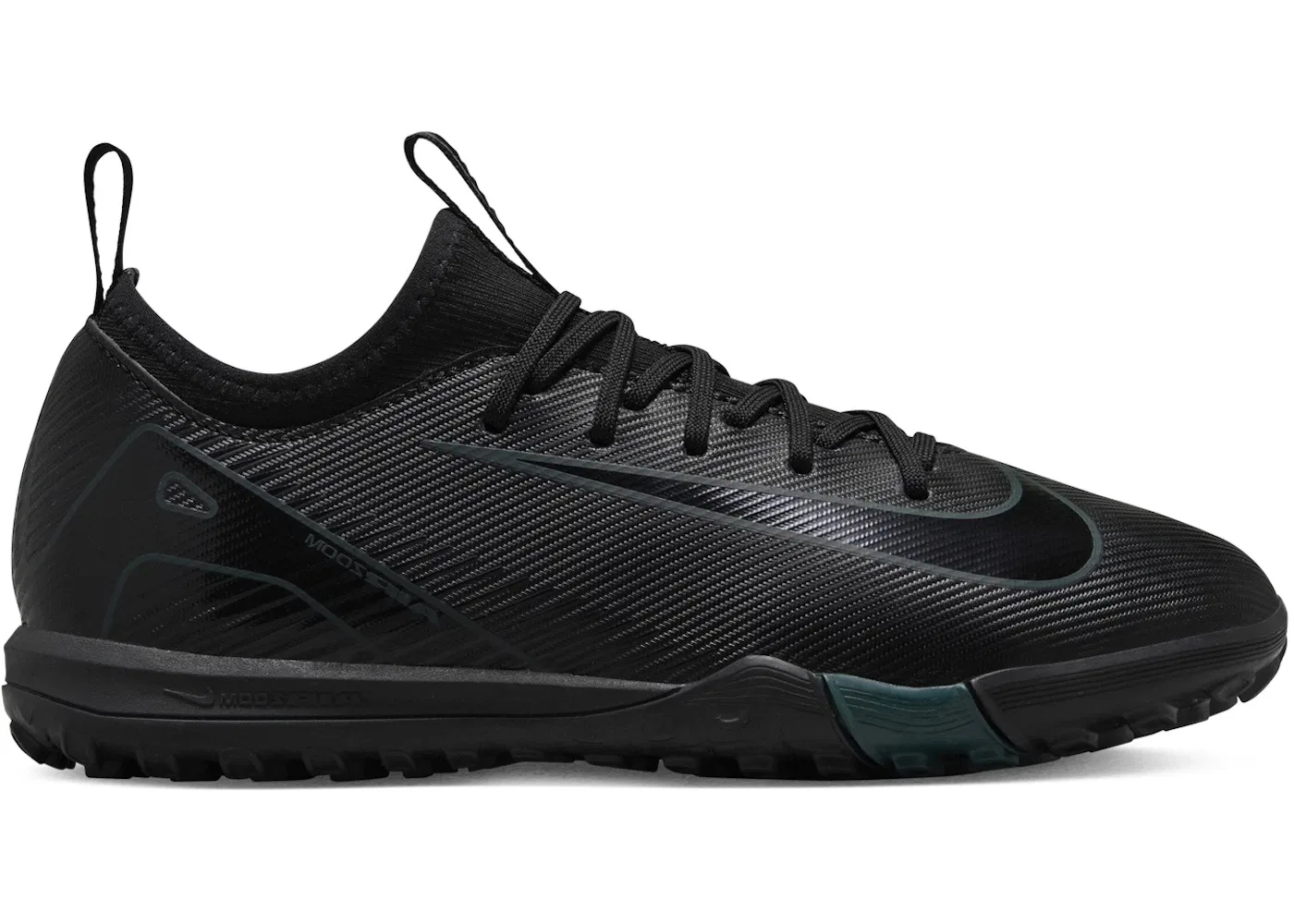 Детские бутсы Nike Mercurial Vapor 16 Academy TF, Black/Deep Jungle/Black