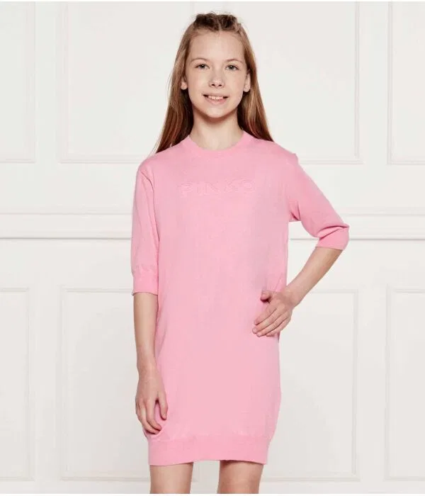 Детское платье с коротким рукавом Pinko Up, Rosa