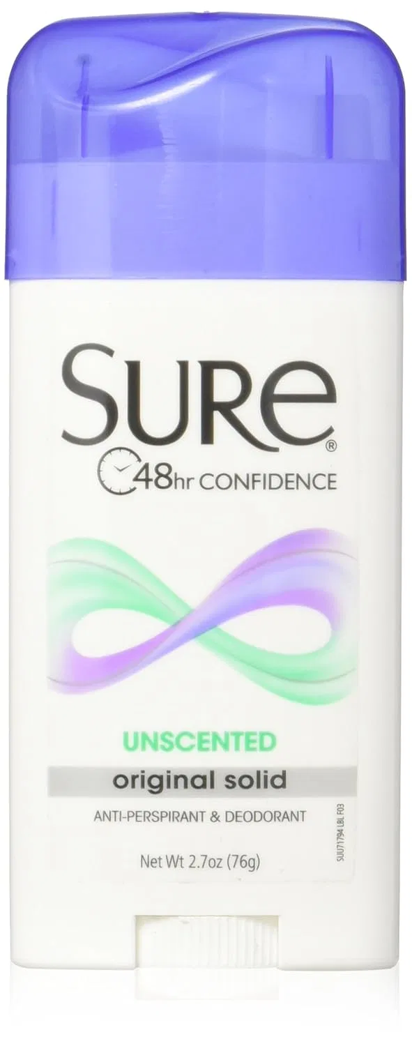 Дезодорант-антиперспирант Sure Original Unscented, 2 шт по 153 г