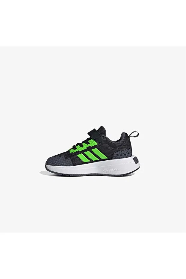 Детские кроссовки для девочек шнурованные Adidas, Black — фото 4