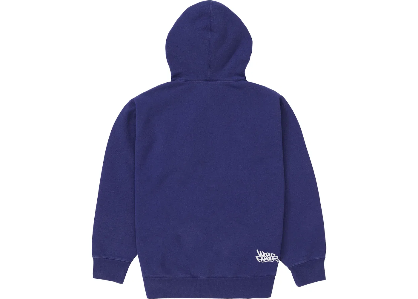 Мужская худи с капюшоном Supreme Sweatshirt, Washed Navy — фото 2