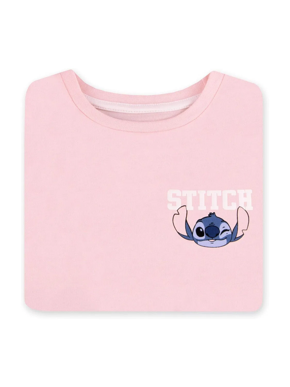 Футболка с длинным рукавом Lilo and Stitch Character, розовая — фото 4