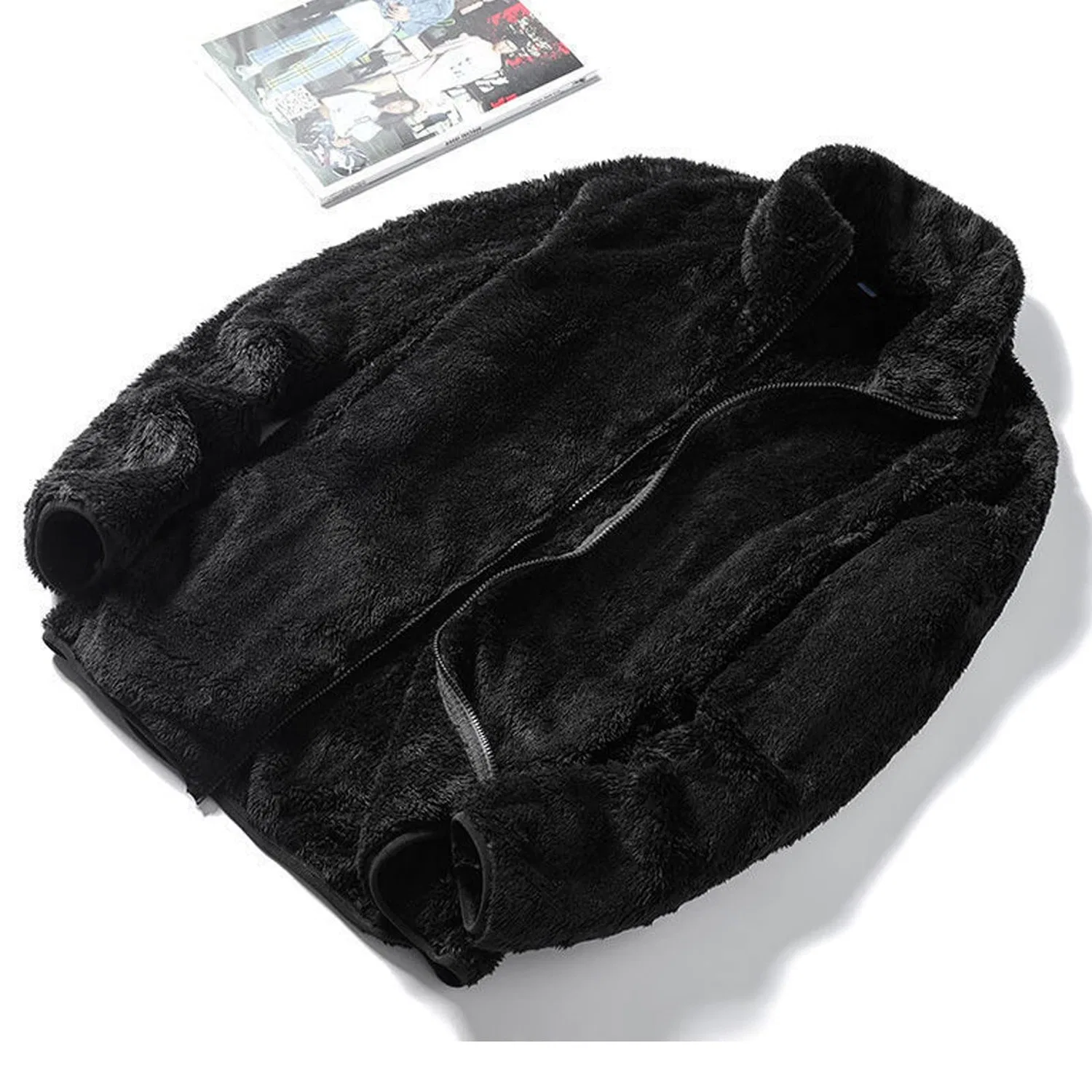 Женская зимняя куртка с принтом Elegant Outdoor Stylish Soft Shell Jacket Women Lined Waterproof Breathable Fashion Vintage Cardigan, Black/2 — фото 2