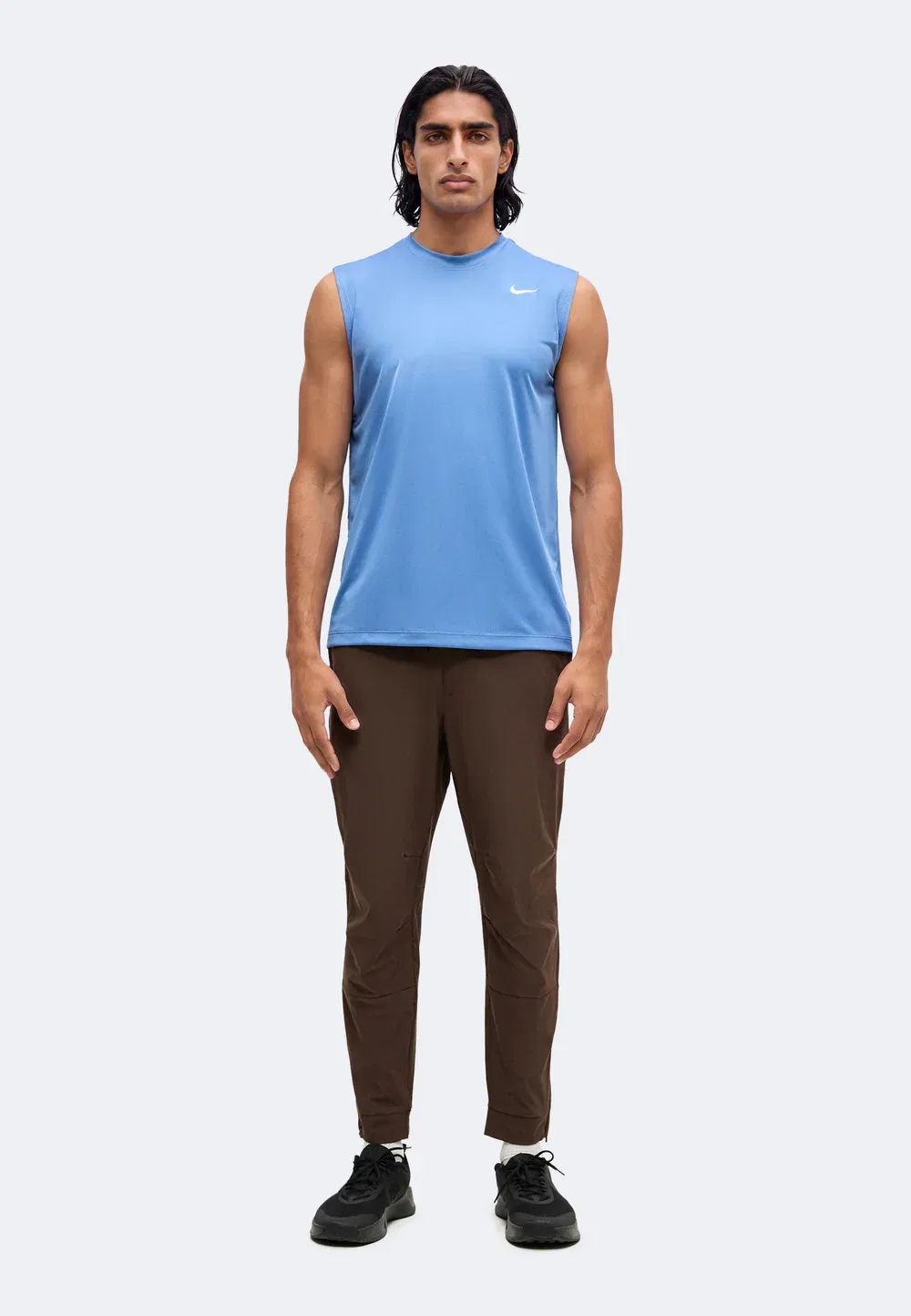 Tee flex - top Nike Performance, Indigo Storm/White — фото 2