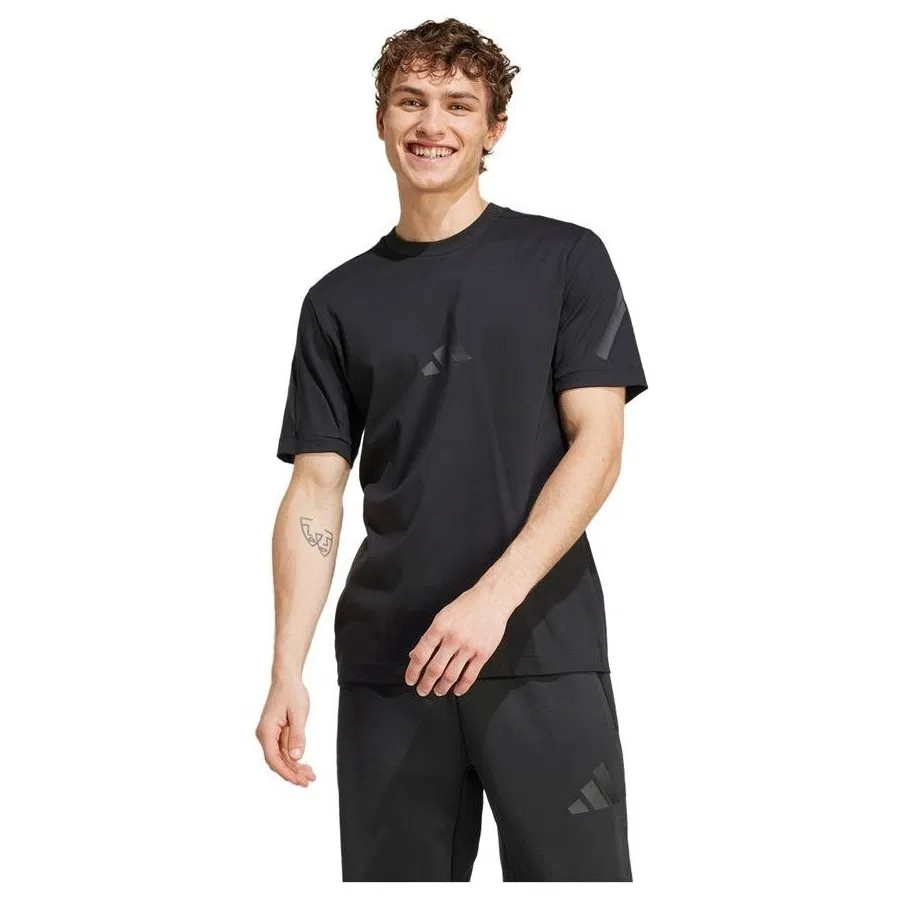 Футболка с коротким рукавом M Z.N.E. TEE adidas, Черный — фото 2