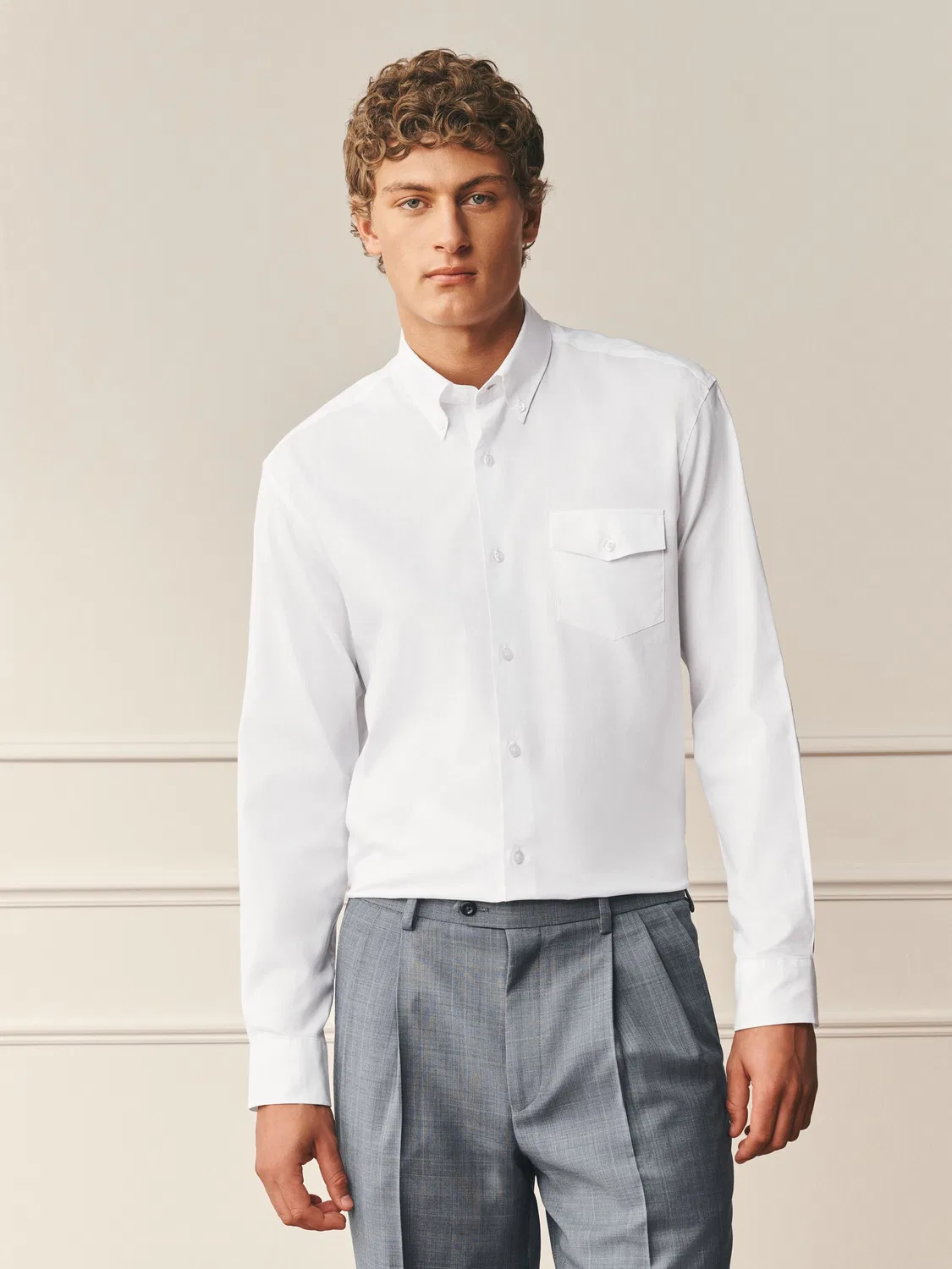 Рубашка Regular Fit хлопок Archive Collection Next, белый