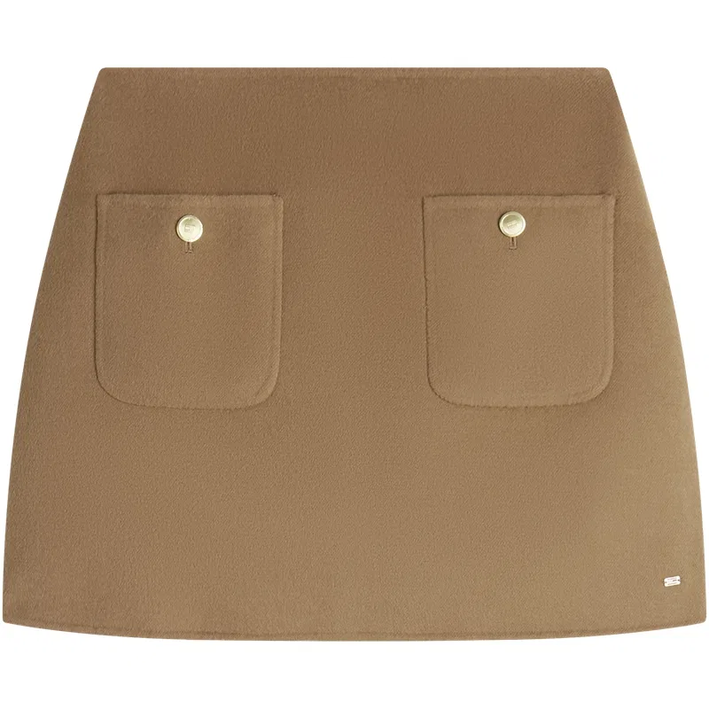 Женская юбка-карандаш с завышенной талией Dark Khaki GWA, Tommy Hilfiger — фото 3