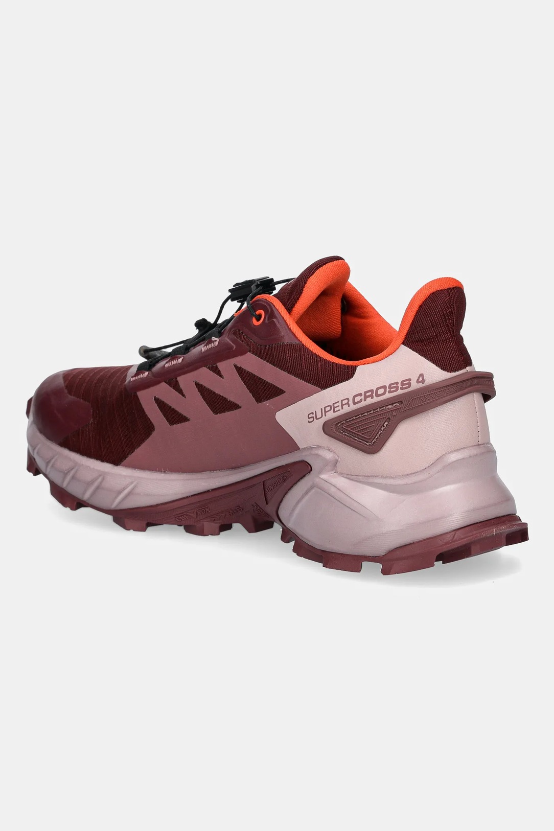 Ботинки женские Salomon Supercross 4 GTX с технологией Goretex, бордовый — фото 3