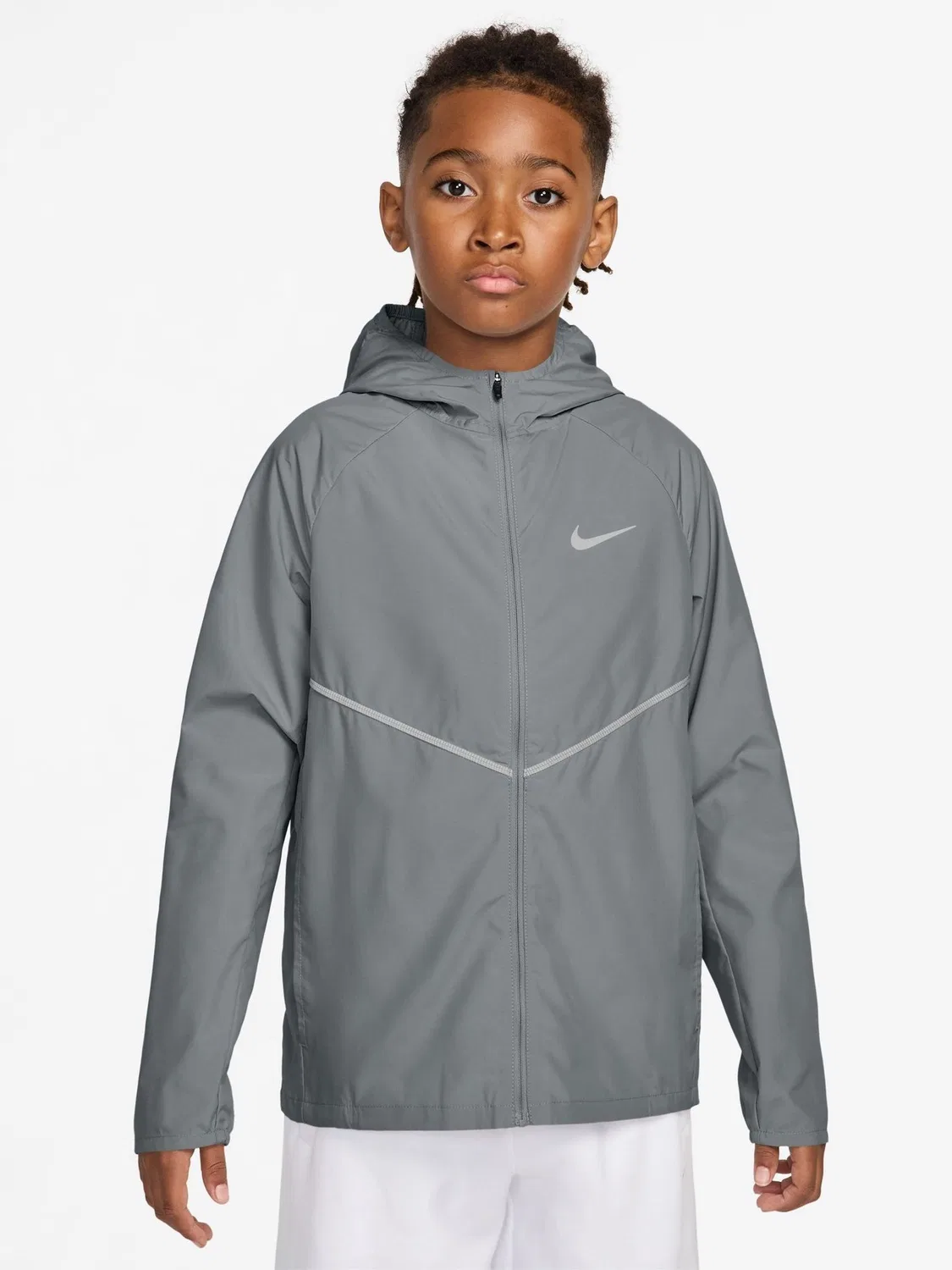 Куртка тренировочная Miler Repel UV Nike, дымчато-серый