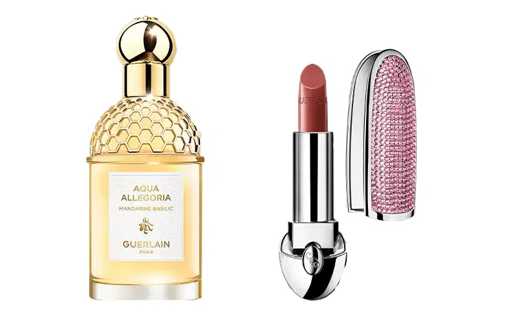 Женский набор парфюмерии Radiant Crystal Powder+Hydrating 03+Citrus Basil 75ml GUERLAIN, Multicolor
