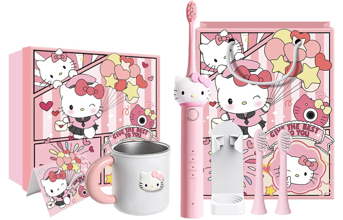 Электрическая зубная щетка Sanrio Soundwave, Pink — фото 4