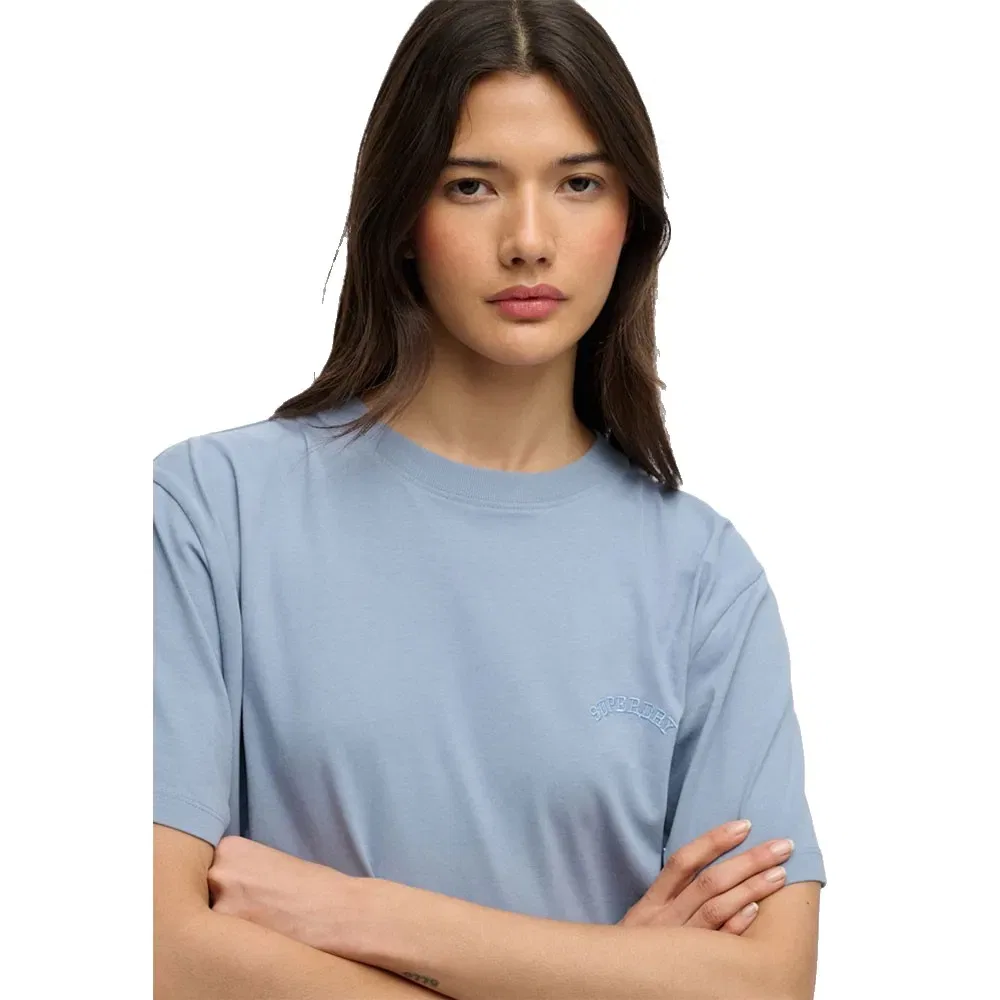 Женская футболка свободного кроя Essential Logo Loose Fit Superdry, Blue — фото 3
