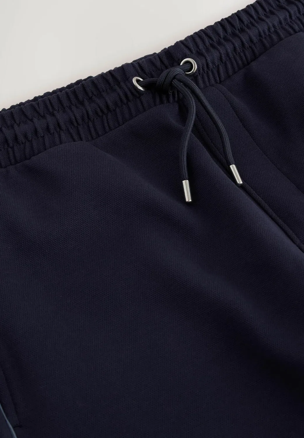 Спортивные брюки-джоггеры из фактурного пике, облегающего кроя Next, Navy Blue — фото 4
