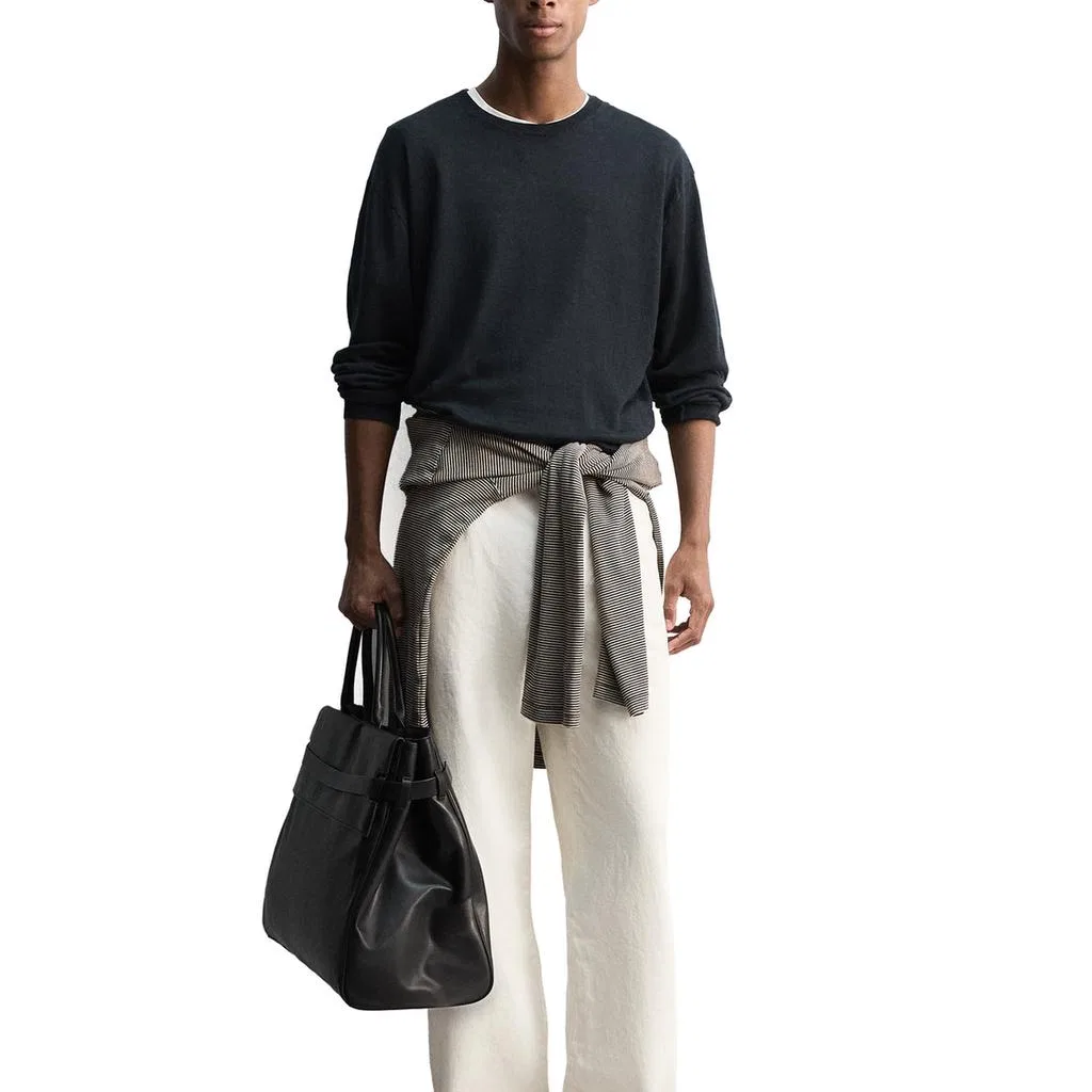Мужской свитер с круглым вырезом Sea Blue ORIGINS ZARA, Sea Blue — фото 4