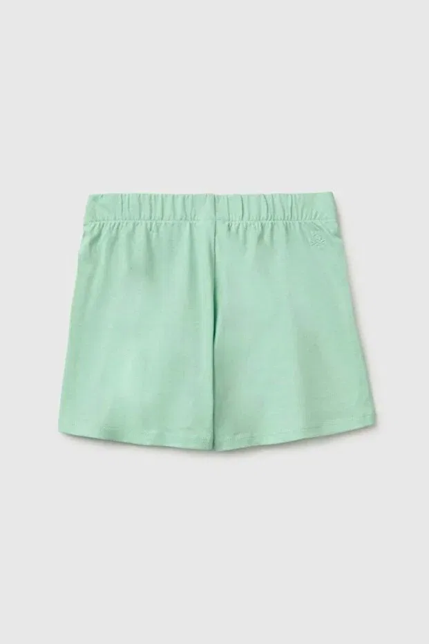 Детские шорты-юбка для девочек с принтом United Colors Of Benetton, Green — фото 2