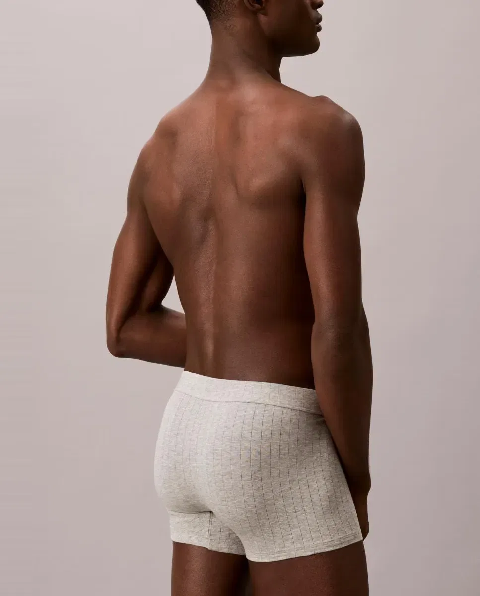 Мужские боксеры хлопковые Calvin Klein, Gris — фото 2